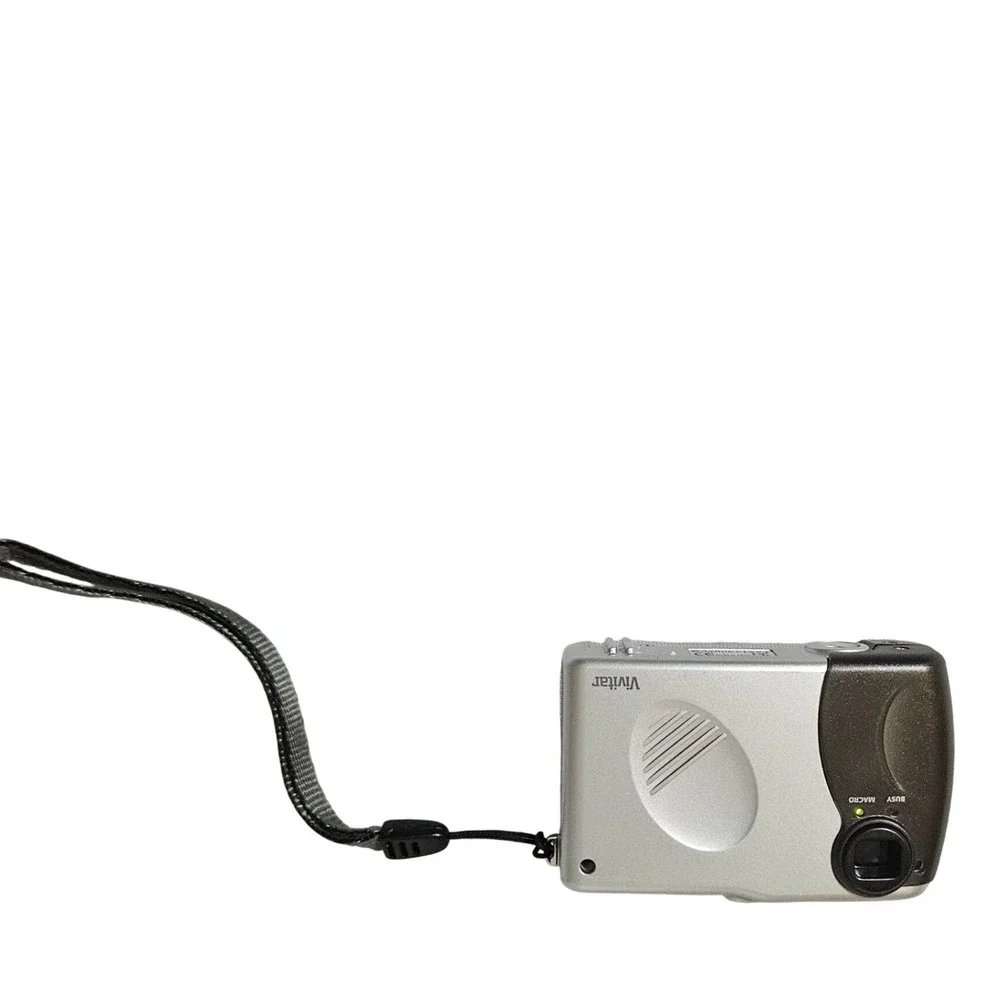 Vivitar ViviCam 20 Digital Camera Unisex OS Silver Excellent Vintage Point Shoot